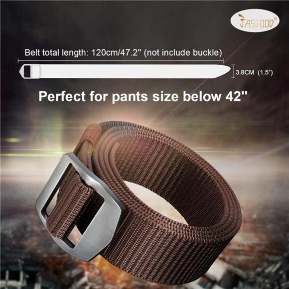 Tactical HeavyDuty Reinforced NylonBelt for Men Adjustable Military Webbing Belt - Picture 6 of 7